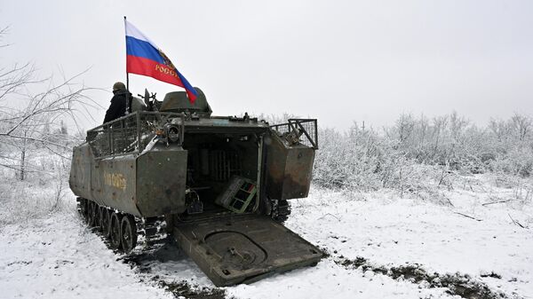 Российские военные захватили под Артемовском американский БТР М113