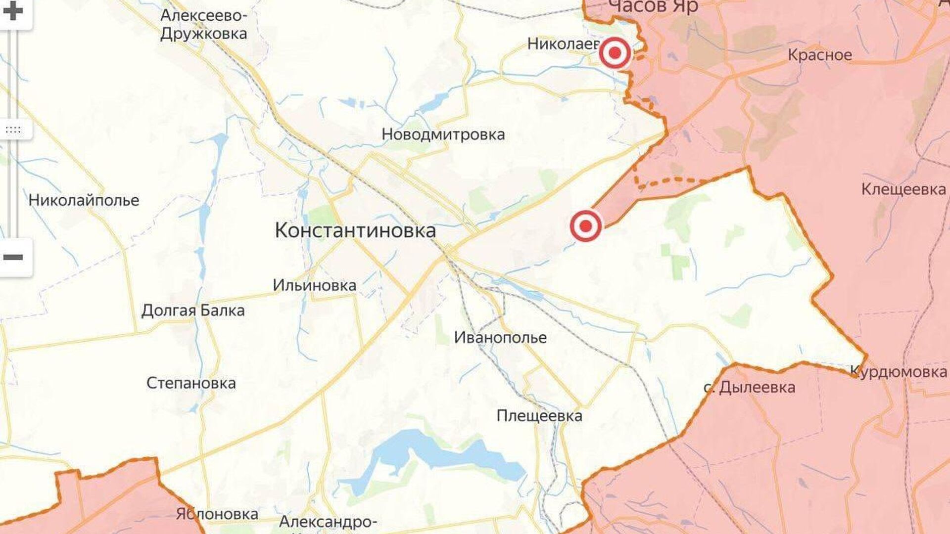 Оперативная обстановка в районе Часов Яра и Константиновки стремительно ухудшается для украинской стороны Оперативная обстановка в районе Часов Яра и Константиновки стремительно ухудшается для украинской стороны - РИА Новости, 1920, 05.07.2025