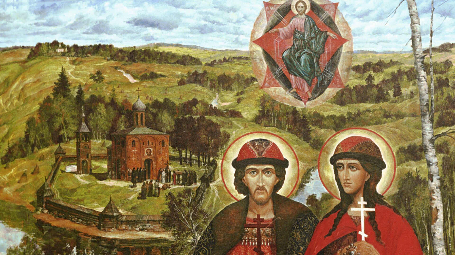 Икона Святые Борис и Глеб Икона Святые Борис и Глеб - РИА Новости, 1920, 18.09.2023